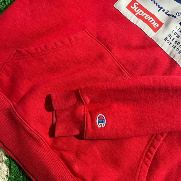 Champion Label Champion Box Logo Hoodie Supreme Champion Champion
